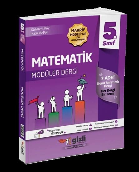 5. Sınıf Matematik Müfredatın Gizli Dergisi Gizli Yayınları ürün görseli 1