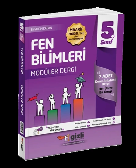 5. Sınıf Fen Bilimleri Müfredatın Gizli Dergisi Gizli Yayınları ürün görseli 1