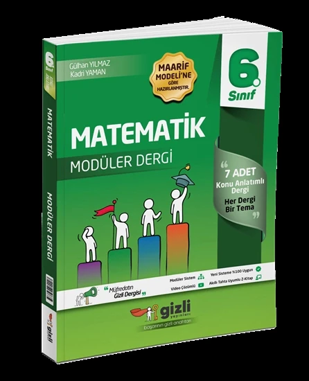 6. Sınıf Matematik Müfredatın Gizli Dergisi Gizli Yayınları ürün görseli 1