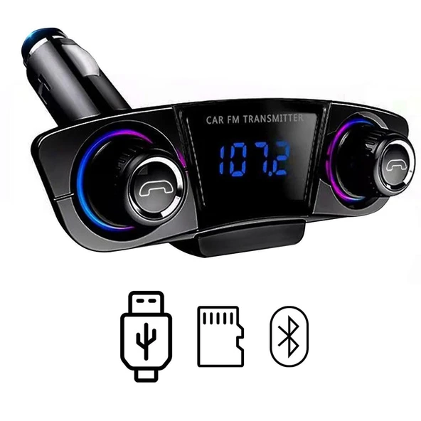 Powermaster PM-22010 Bluetooth FM Transmitter ürün görseli 1