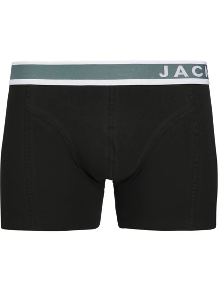 Jack Jones Aston Solıd 3 Lü Paket Erkek Boxer 12281991 - Resim 2