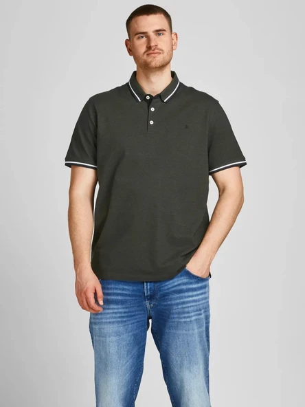 Jack Jones Paulos Büyük Beden Polo Erkek Tişört 12143859 ürün görseli 1