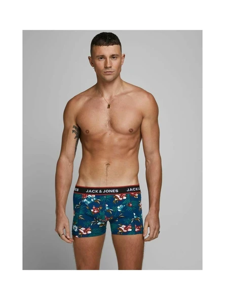 Jack Jones Flower Erkek Boxer 12171253 - Resim 4