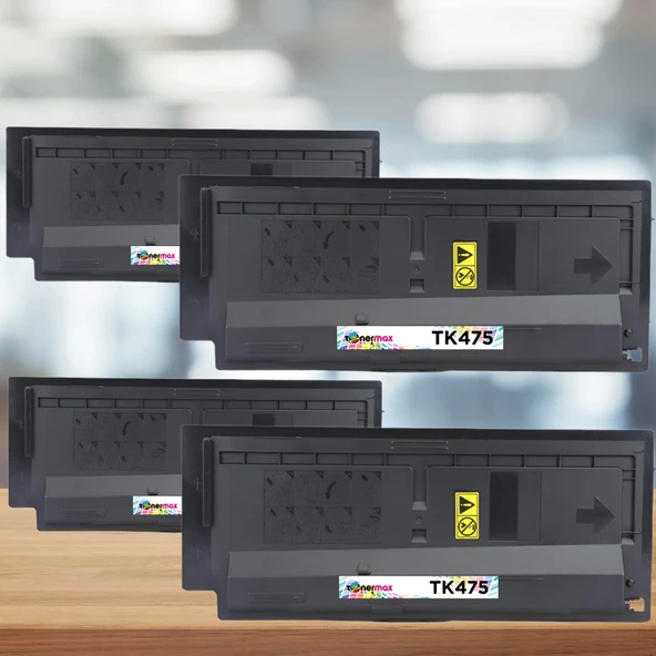 Kyocera TK-475 Muadil Toner 4'lü Paket / FS6530 / FS6525 / FS6025 ürün görseli 1