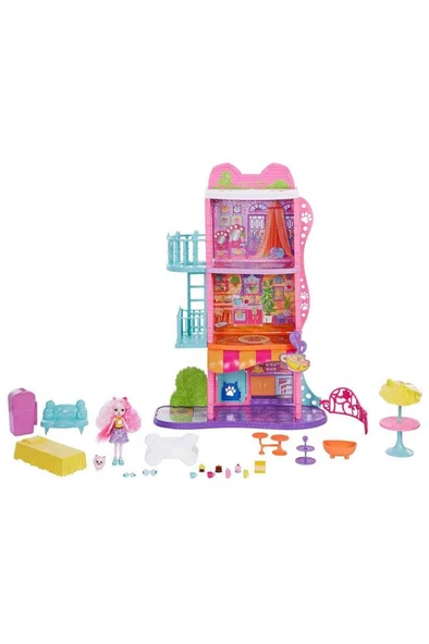 Enchantimals Hhc18 Enchantimals Şehir Evi Ve Kafe Oyun Seti ürün görseli 1