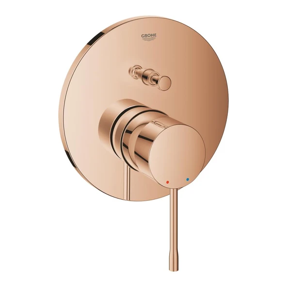 Grohe Essence New Ankastre Banyo/Duş Bataryası (Sıva Üstü Grubu), Bakır, 24167DA1 ürün görseli 1