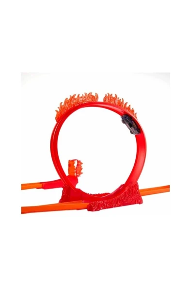 HOT WHEELS Track Builder Alev Temalı Akrobasi Seti-hmc04 - Resim 3