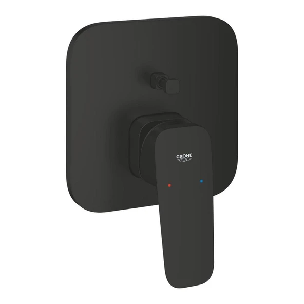 Grohe Cubeo Ankastre Banyo/Duş Bataryası, Mat Siyah (Sıva Üstü Grubu) 1017782430 ürün görseli 1