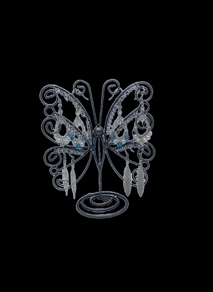 İthal Metal Gri Renk 26x28Cm Küpe Standı ürün görseli 1