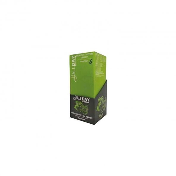 ALL-174198 ALLDAY 6 IMMUNO SYSTEM TABLET CAT&DOG 25 GR ürün görseli 1