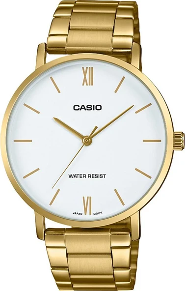 CASIO MTP-VT01G-7BUDF ALTIN KAPLAMA KLASİK ERKEK KOL SAATİ ürün görseli 1