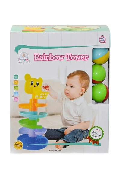 Babycim Gökkuşağı Kule ürün görseli 1