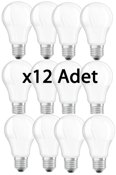 Ecolink 8W E27 Led Ampul 2700K- Sarı Işık 12 Adet ürün görseli 1