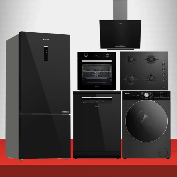 Arçelik Dark Inox Tam Çeyiz Paketi ürün görseli 1