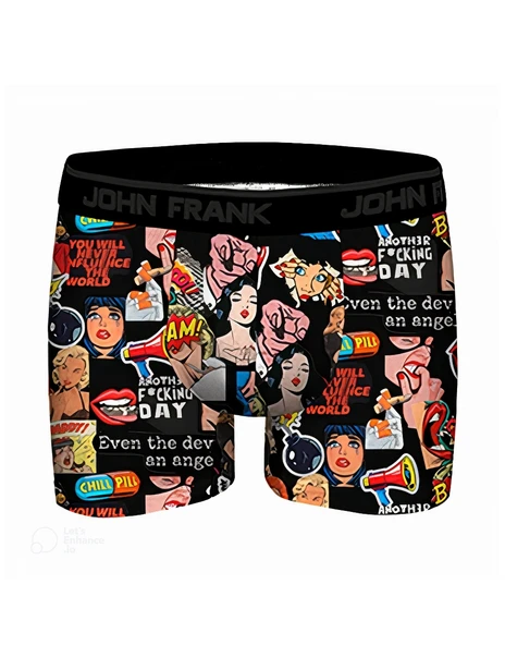 John Frank Digital Erkek Boxer Pop Art ürün görseli 1
