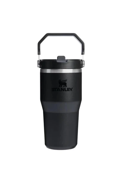 Stanley The IceFlow™ Flip Straw 2.0 Tumbler 0.6L / 20oz Siyah Termos ürün görseli 1