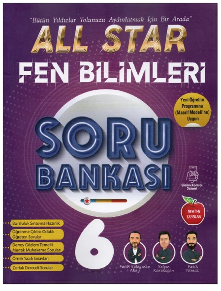 Newton Yayınları 6. Sınıf All Star Fen Bilimleri Soru Bankası ürün görseli 1