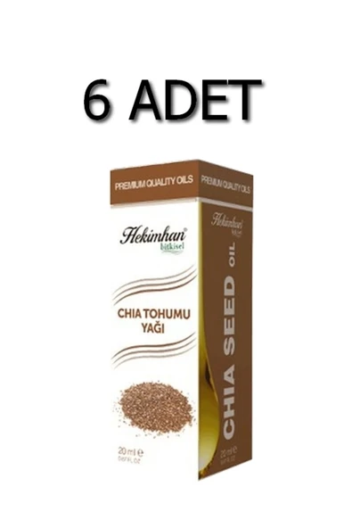 Chia Tohumu Yağı 20 Ml 6 Adet ürün görseli 1