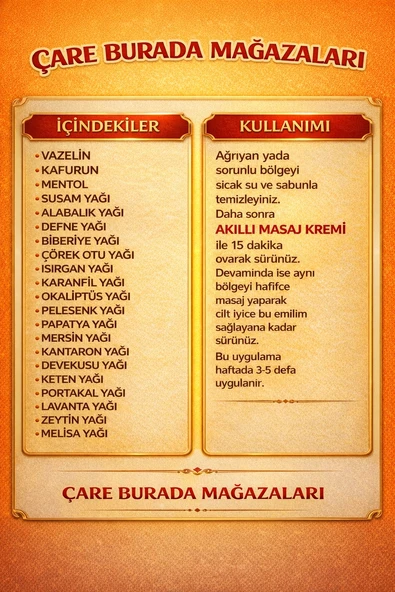 Akıllı Krem Masaj Kremi (100 Ml) - Resim 2