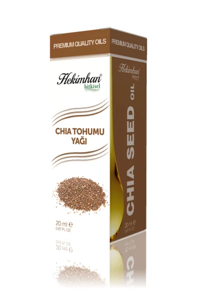 Chia Tohumu Yağı, Bitkisel Yağ, Organik Yağ, 20 Ml ürün görseli 1