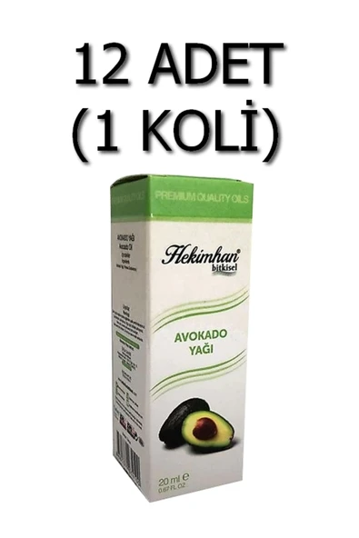 Avokado Yağı 20 Ml 12 Adet (1 Koli) ürün görseli 1