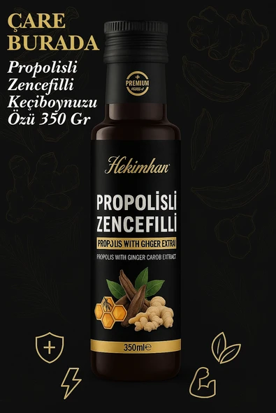 Propolisli Zencefilli Keçiboynuzu Özü 350 Gr ürün görseli 1