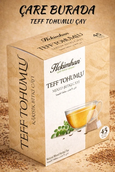 Teff Tohumlu Doğal Karışık Bitki Çayı 90 gr ürün görseli 1