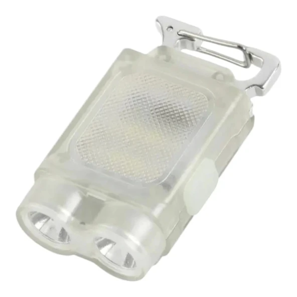 V15 Edc El Feneri 1200lm Anahtarlık Işık Tip-c Şarj Edilebilir Taşınabilir Mini Torch Mıknatıs Klips Ile Kamp Cep Fener ürün görseli 1
