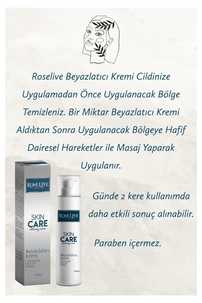 Cilt Beyazlatıcı Krem 100 ml - Resim 3