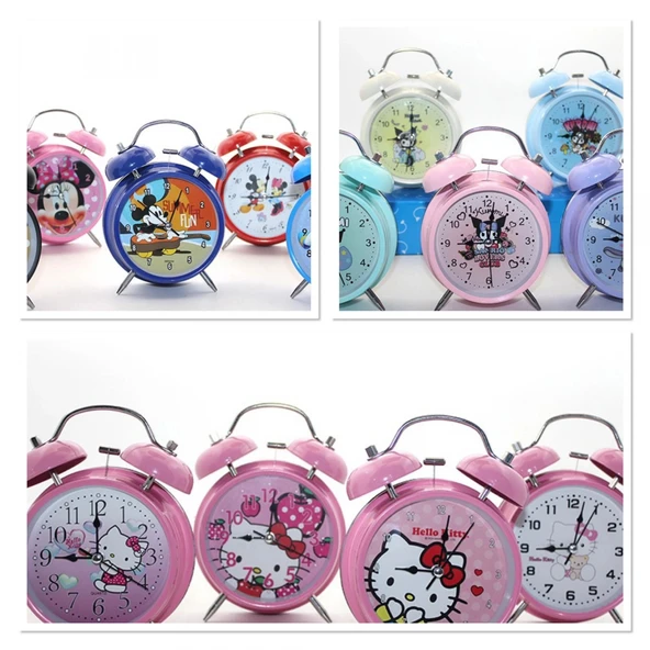 Kuromi,hello Kitty,mickey Mouse Masa Üstü Çalar Saat Alk3068 ürün görseli 1
