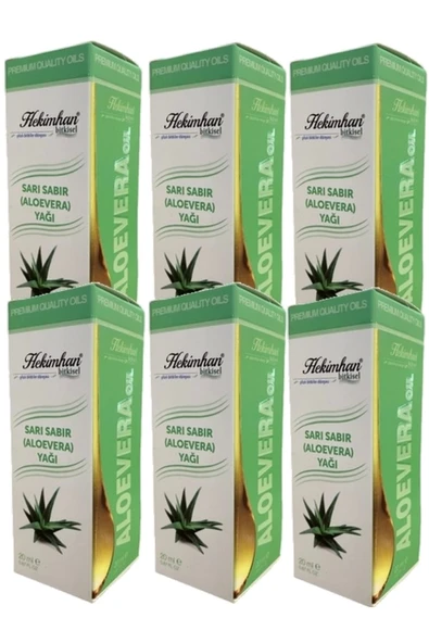 Aloevera Sarı Sabır Yağı 20 ml 6 Adet ürün görseli 1