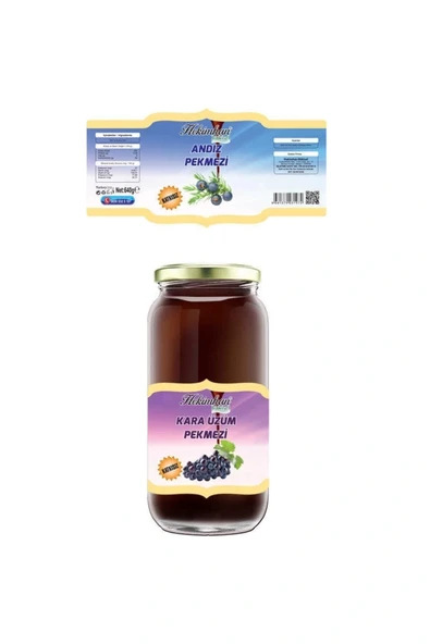 Gökçe Hekimhan Kara Üzüm Pekmezi 640g ürün görseli 1