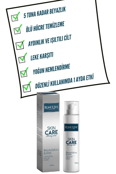 Cilt Beyazlatıcı Krem 100 ml - Resim 2