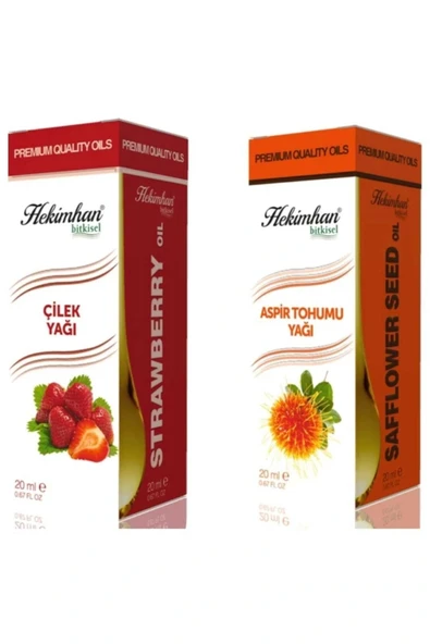 Çilek Yağı 20 ml Ve Aspir Tohumu Yağı 20 ml ürün görseli 1