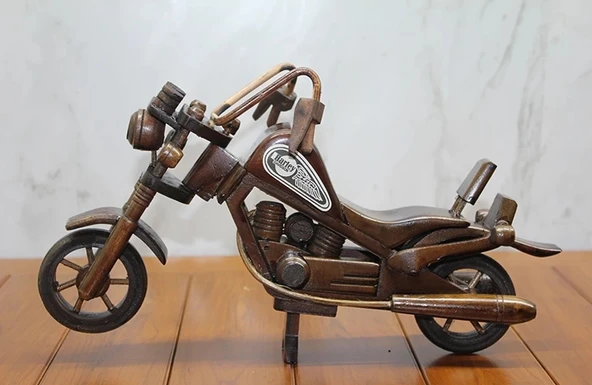 Ahşap Harley Motor Orta Boy L ürün görseli 1