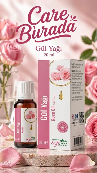 Gül Yağı 20 ml ürün görseli 1