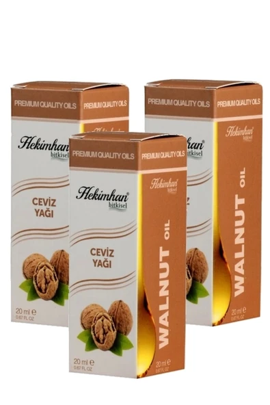 Ceviz Yağı 20 ml 3 Adet ürün görseli 1