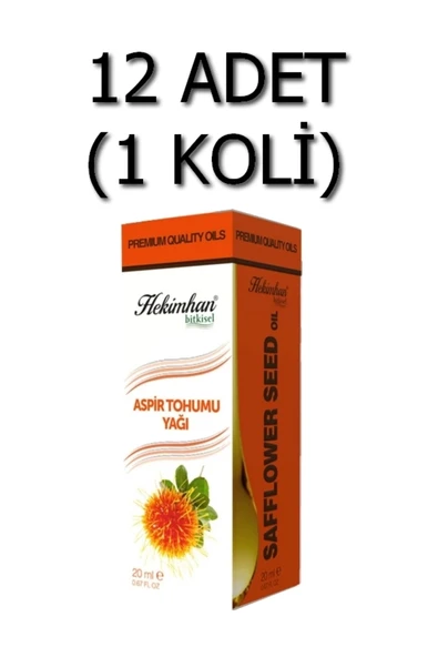 Aspir Tohumu Yağı 20 Ml 12 Adet (1 Koli) ürün görseli 1