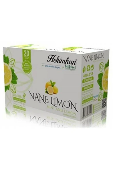 Nane Limon Çayı 20'li Süzen Poşet 6 Adet ürün görseli 1