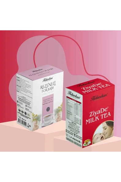 Bebek Uyku Seti Rezeneli Bebek Çayı ve Milk Tea Emziren Anne Süt Çayı ürün görseli 1