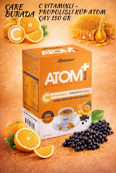 C Vitaminli & Propolisli Atom Küp Çayı 150 Gr ürün görseli 1