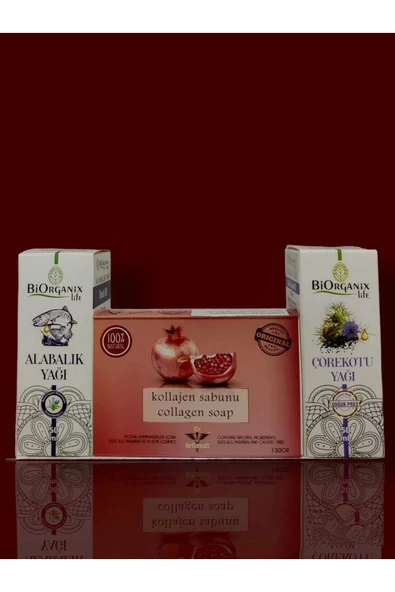 Alabalık Yağı + Kolajen Sabun + Çörek Otu Yağı ürün görseli 1