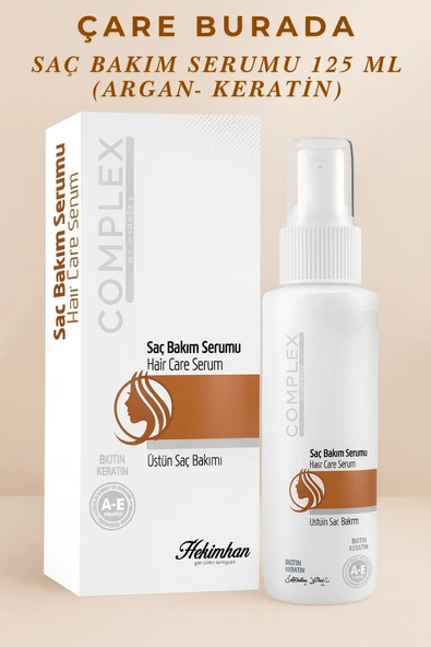 Saç Bakım Serumu 125 Ml (Keratin & Argan) ürün görseli 1