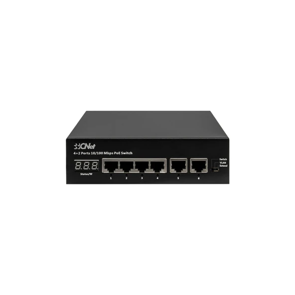 CSH-504FP 5 Port 10/100 4 Port Aktif Poe+1 Port Uplink  Switch ürün görseli 1