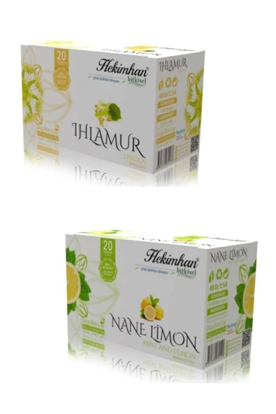 Ihlamur 20'li Süzen Çay Ve Nane Limon 20'li Süzen Çay ürün görseli 1
