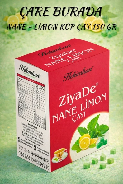 Ziyade - Nane & Limon Küp Çayı 150 Gr ürün görseli 1
