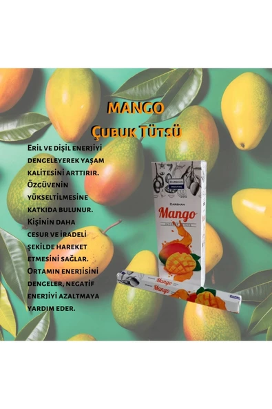 Mango Negatif Enerji Tütsüsü 20 Çubuk ürün görseli 1