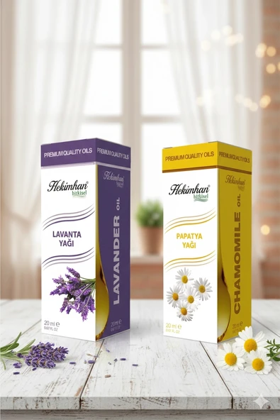 Lavanta Yağı 20 Ml Ve Papatya Yağı 20 Ml Avantaj Paketi ürün görseli 1