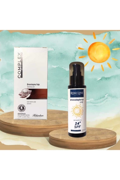 Bronzlaştırcı Yağ + SPF 24 Bronzlaştırıcı ürün görseli 1