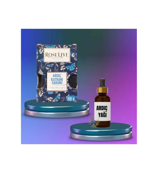 Ardıç Katranı Sabunu 100 gr + Ardıç Yağı ( Sağlıklı Saçlar İçin ) ürün görseli 1